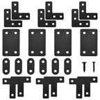 22 Pack Stainless Steel Fixing Flat Bracket Set