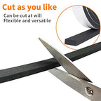 Weather Stripping Door Seal Strip for Doors and Windows, 1In x 1/8In X 33Ft Foam Insulation Tape Self Adhesive,Sound Proof,Weatherstrip,Pipe Cooling, Air Conditioning Seal Strip - size: 1 in x 1/8 in x 33 ft