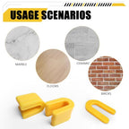 200 Horseshoe Tile Spacers, 3/16-Inch U-Shaped Plastic Spacers for Tile Leveling System Floor Wall Installation - size: 3/16"-200 Pcs