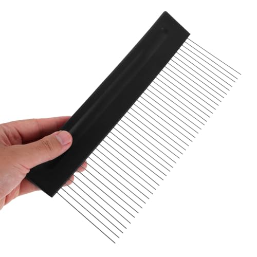 SEWACC Stainless Steel Scarifier - Texture Graining Comb Tool - DIY Wall Paint Scraper for Textured Patterns Plaster Art and Home Decoration Easy to Use
