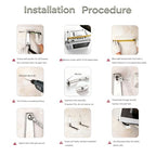 Universal Stainless Steel Microwave Mount Bracket