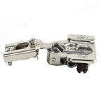 DTC 1/2" Overlay Soft Close 105 Degree 2 Cam Press in Face Frame Concealed Cabinet Hinge 6-Way Adjustable H8E055H (10 Pack) - size: 1/2 Inch