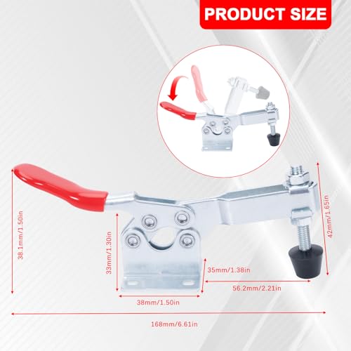 4 PK 225D Quick Release Horizontal Toggle Clamps for Woodworking - style: 225D,1PK