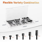 Universal TV Mounting Hardware Screw Kit, M4-M8 Screws for VESA Mounts