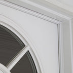 White Aluminum and Vinyl CINCH® Self-adhesive Top and Sides Door Seal Kit