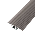 1-1/2 In. X 36 In. Aluminum CINCH® T-Molding Fluted w/ Snaptrack