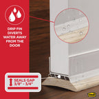 Vinyl CINCH® U-Shape Slide-On Under Door Seal