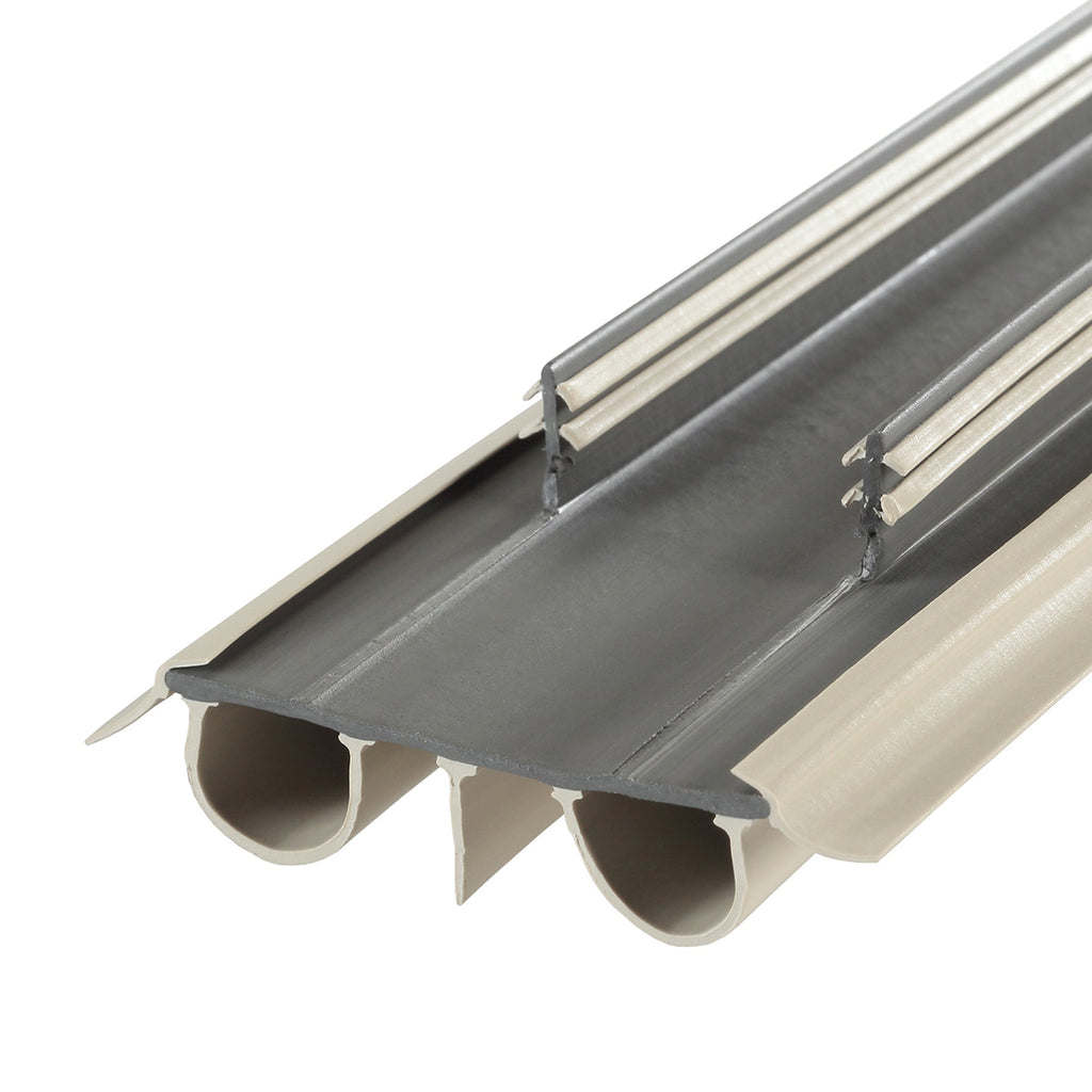36 in. Beige Vinyl Concealed Kerf/Channel Fit Under Door Seal