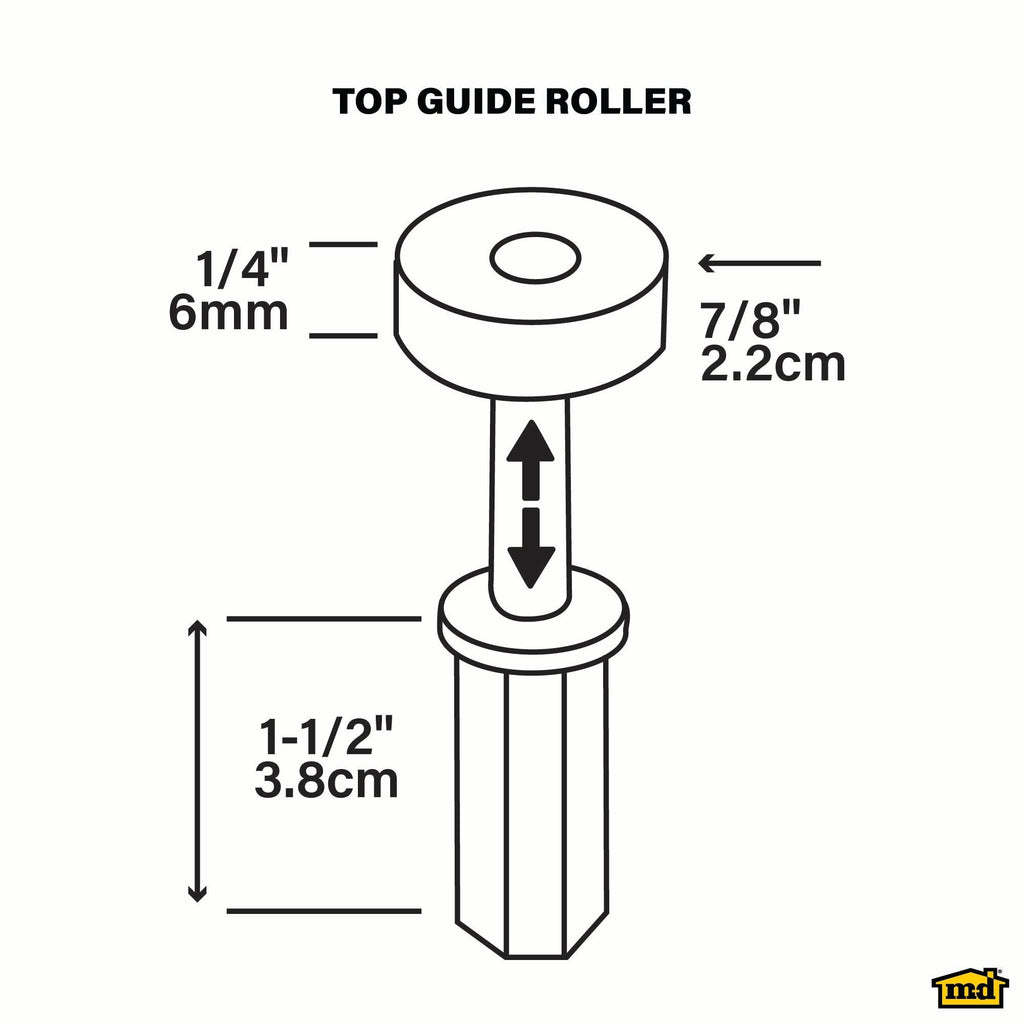 Top Guide Roller for Bi-fold Doors