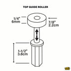Top Guide Roller for Bi-fold Doors