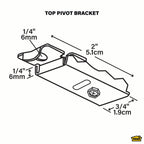Top Pivot Bracket for Bi-fold Doors