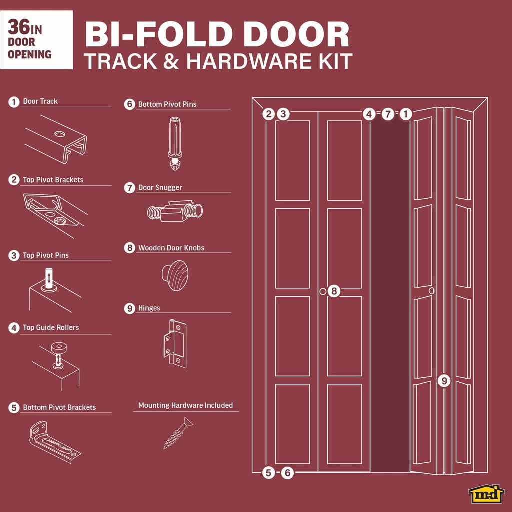 Track & Hardware Kit for Bi-fold Door