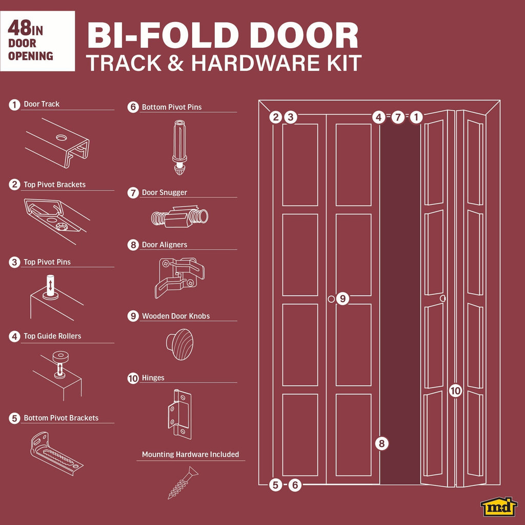 Track & Hardware Kit for Bi-fold Door