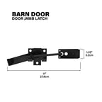 Heavy-Duty Door Latch for Exterior Barn Doors