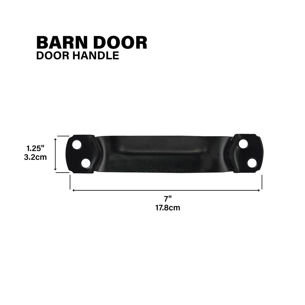 Heavy-Duty Door Handle for Exterior Barn Doors