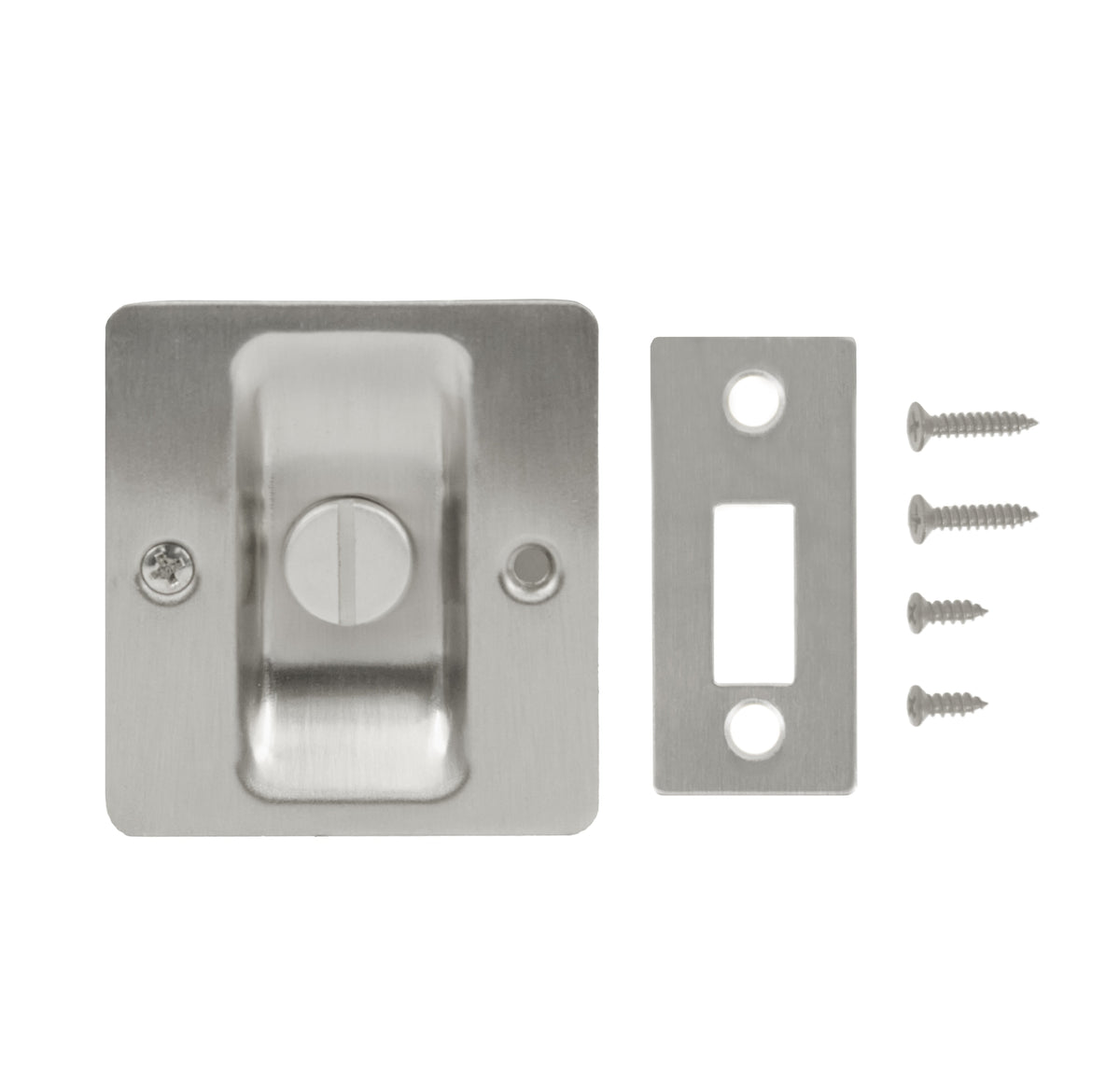 Lockable Square Pull for Pocket Doors