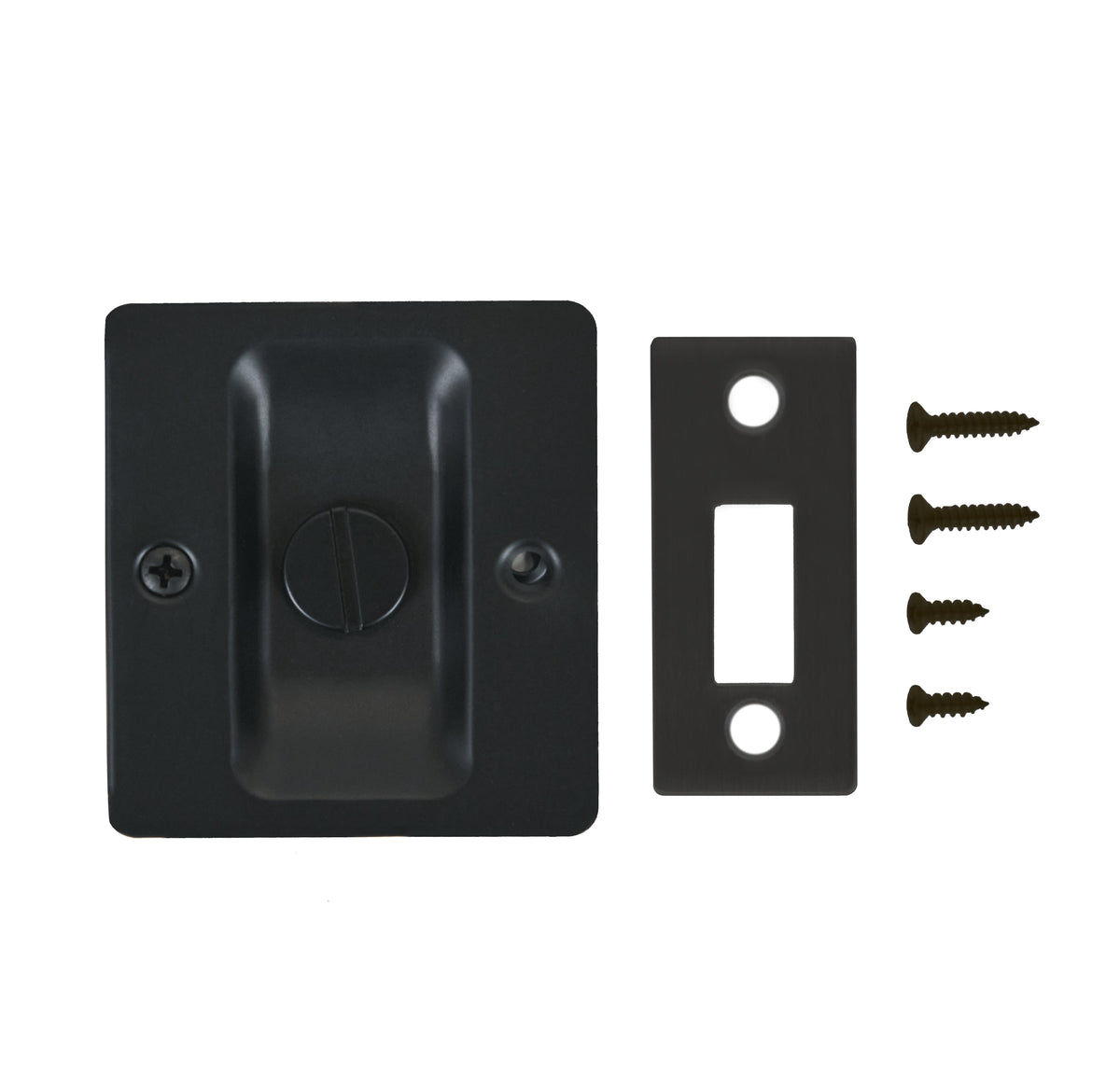 Lockable Square Pull for Pocket Doors