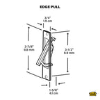 Edge Pull for Pocket Doors