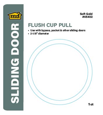 2 1/8" Flush Cup Pull for Sliding Door