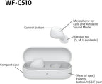 Sony WF-C510 Wireless Bluetooth Sweat Resistant In-Ear Headphones - White