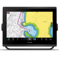 Garmin GPSMAP 1243XSV (No Transducer) marine GPS device displaying detailed contour maps and navigation routes for fishing and boating activities.