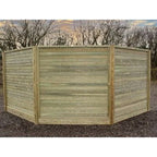 Slotted Corner Post (Angled for 30/45 Degrees) for 2.1m Fence