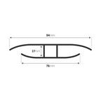 Clear Polycarbonate H-Section