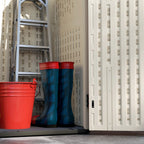 185 Gallon Waterproof Deck Box with Openable Top & Lockable Doors