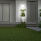 4lite Marinus GU10 Single Direction Outdoor Wall Light with PIR - Stainless Steel