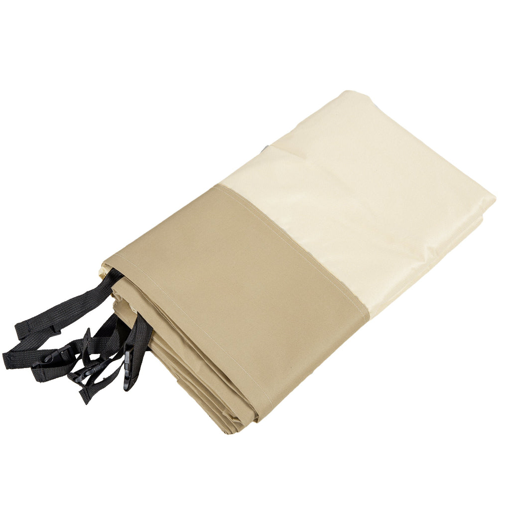 300D Oxford Fabric Barbecue Covers for Rectangular Gas Grill, 152 x 66 x 115cm, Beige