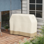 300D Oxford Fabric Barbecue Covers for Rectangular Gas Grill, 152 x 66 x 115cm, Beige