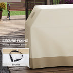 300D Oxford Fabric Barbecue Covers for Rectangular Gas Grill, 152 x 66 x 115cm, Beige