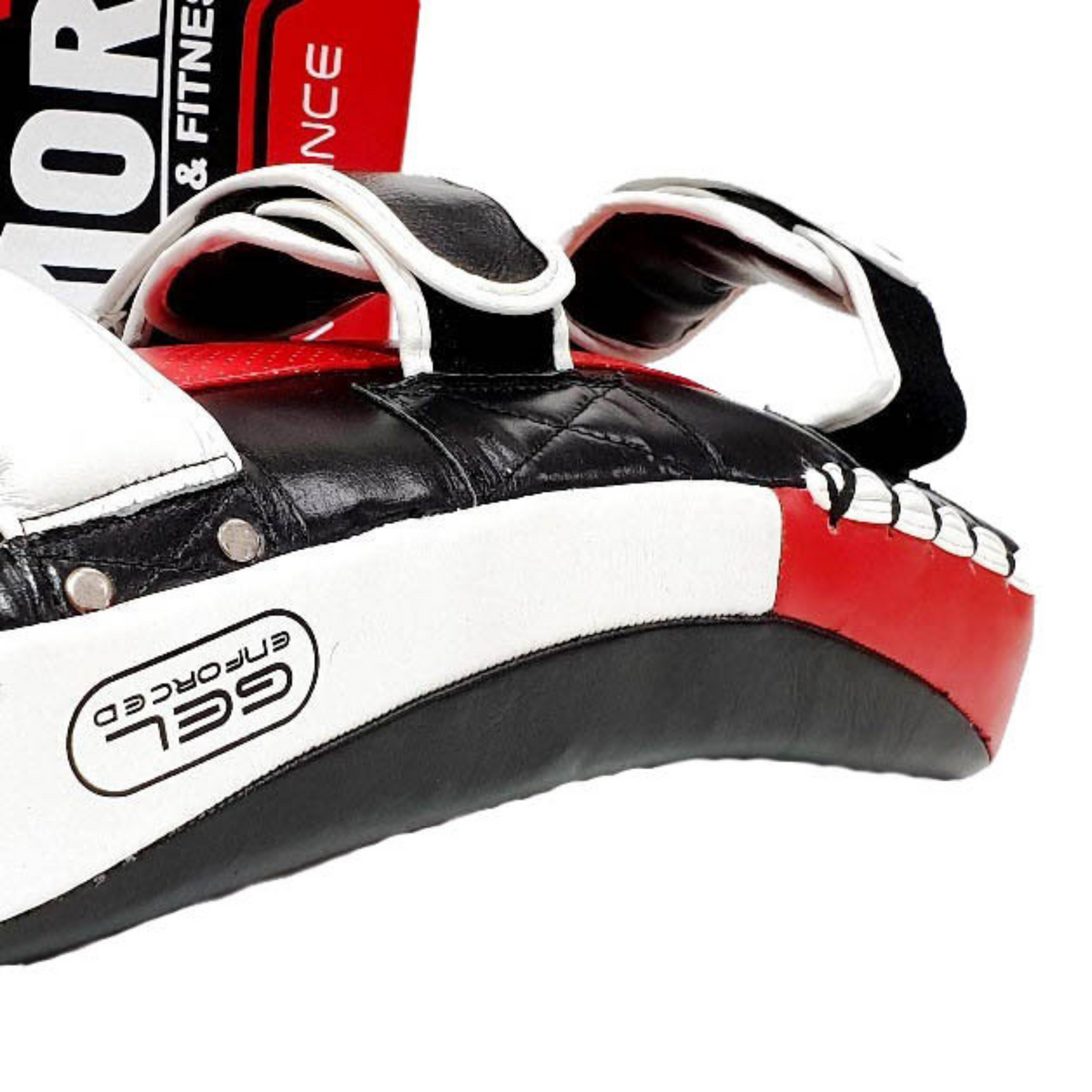 Morgan Endurance Gel Leather Curved Thai Pads (Pair)