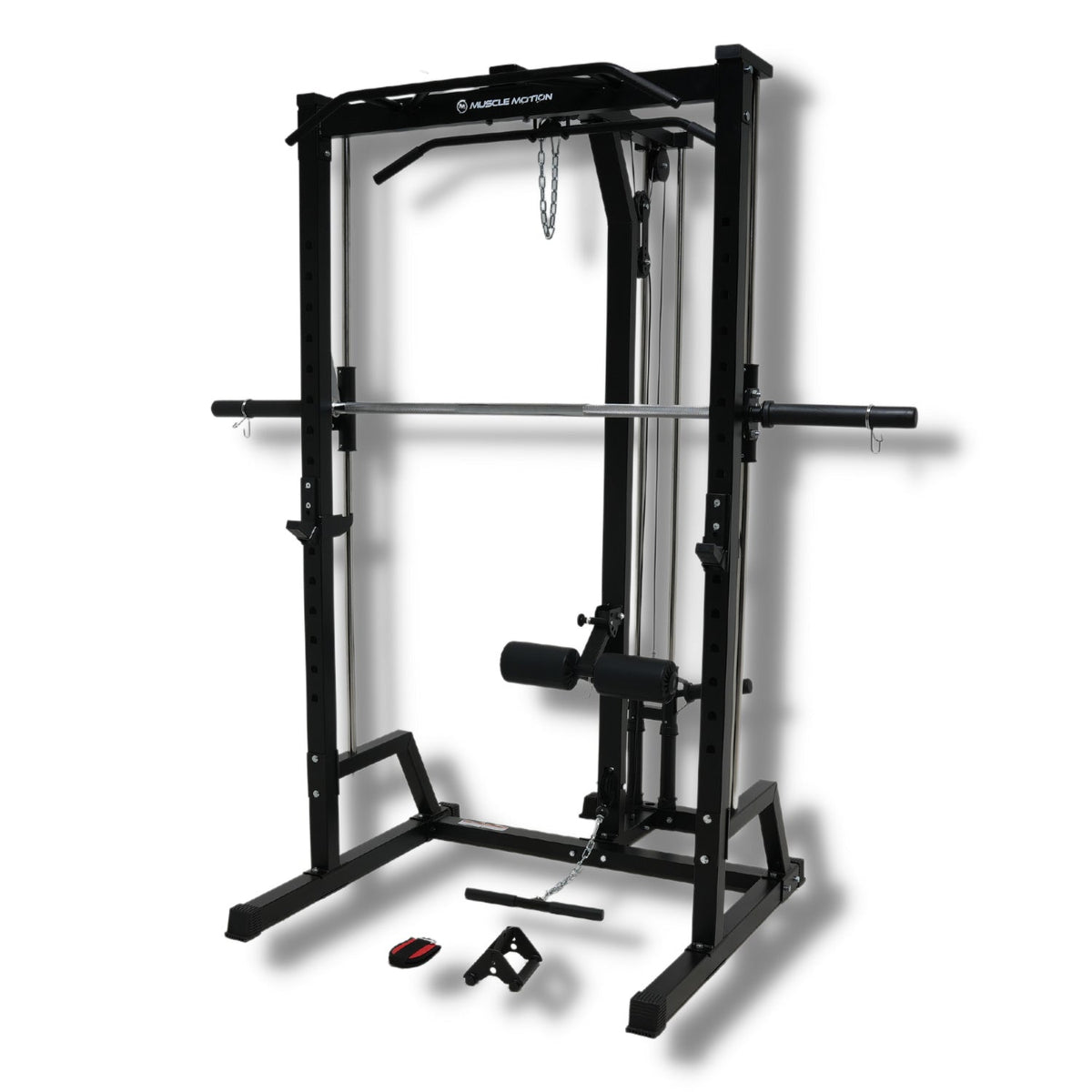Muscle Motion SM1002P Smith Machine + Plate Loaded High Low Pulley