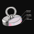 Magnet Fishing Neodymium Magnet 25mm - 17kg Pull