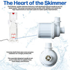Protein Skimmer 35-150 Gal Ocean Coral Reef Fish Saltwater Aquarium Pump AD-N100PLUS