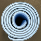 Muscle Motion Yoga Mat - Reversible - Grey Blue / Baby Blue