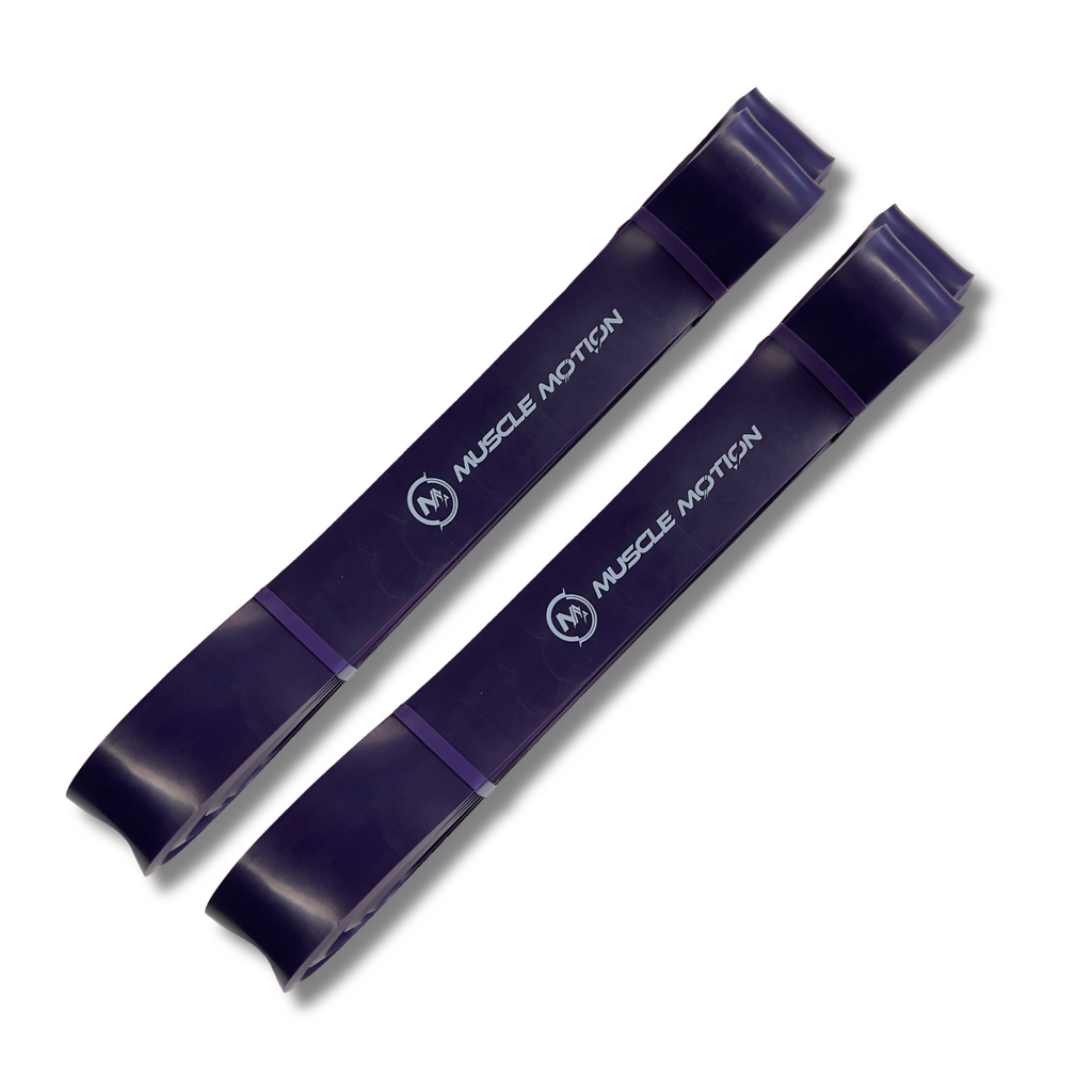 Muscle Motion Power Bands - 2 x Red, Black, Purple, Green & Blue Bands (Package Price)