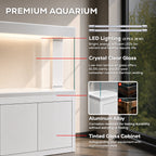 110 Gallon Aquarium with Stand | Premium Glass Fish Tank