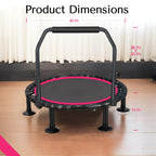 DeerRun® 40" Foldable Mini Trampoline Max Load 330lbs