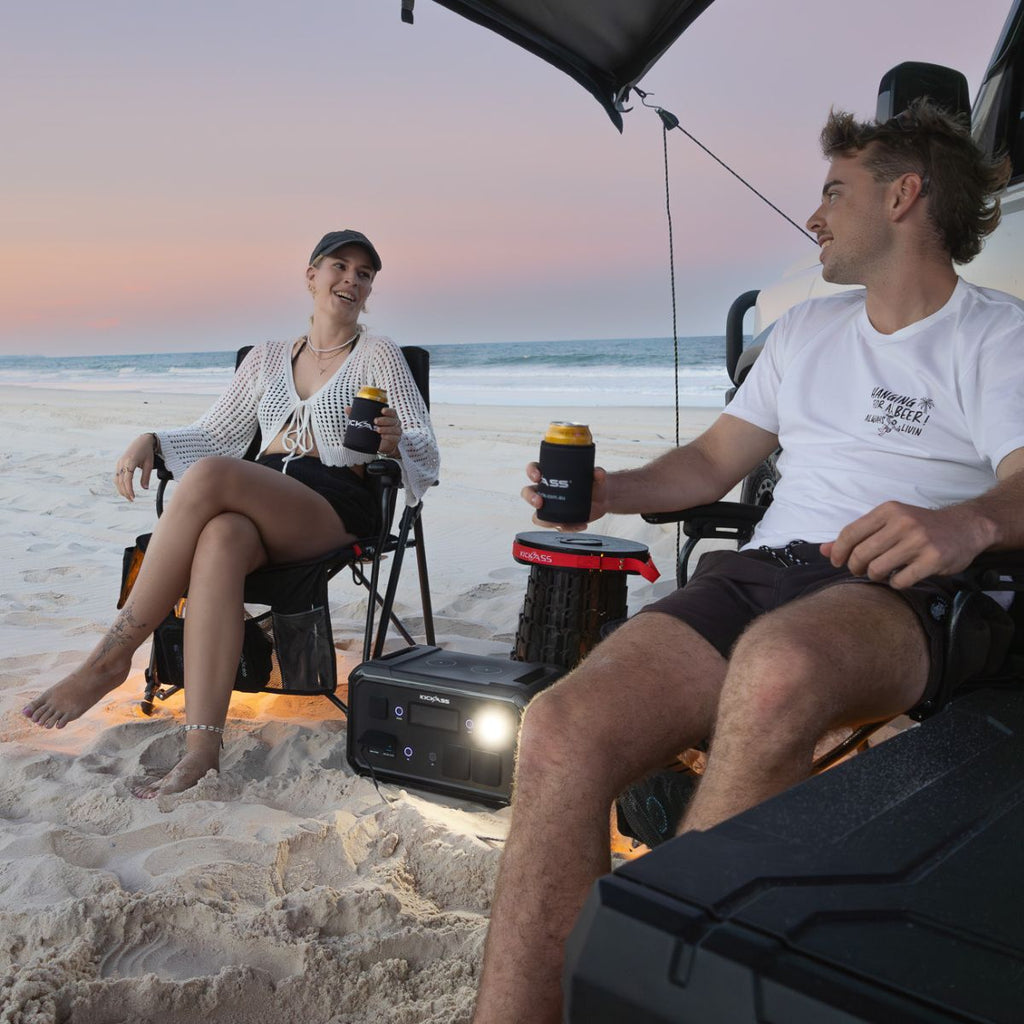 KickAss Ultimate Adventure Electric Camping Chair with Heating Function