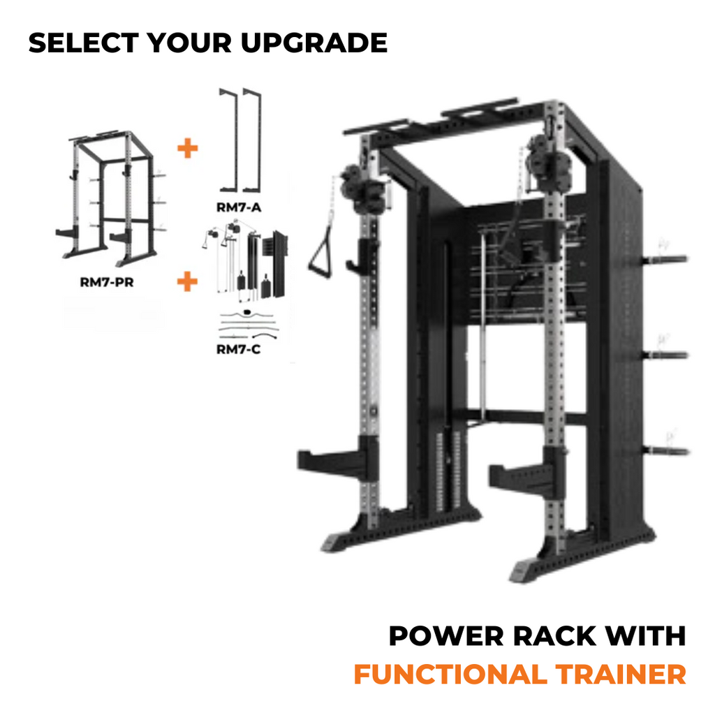 RMC GRAVIX Commercial RM7 Power Rack + Smith Machine