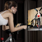 DeerRun S500 Pro King Size Indoor Exercise Bike for Tall Riders 32 Magnetic Adjustable Resistance, LED Screen