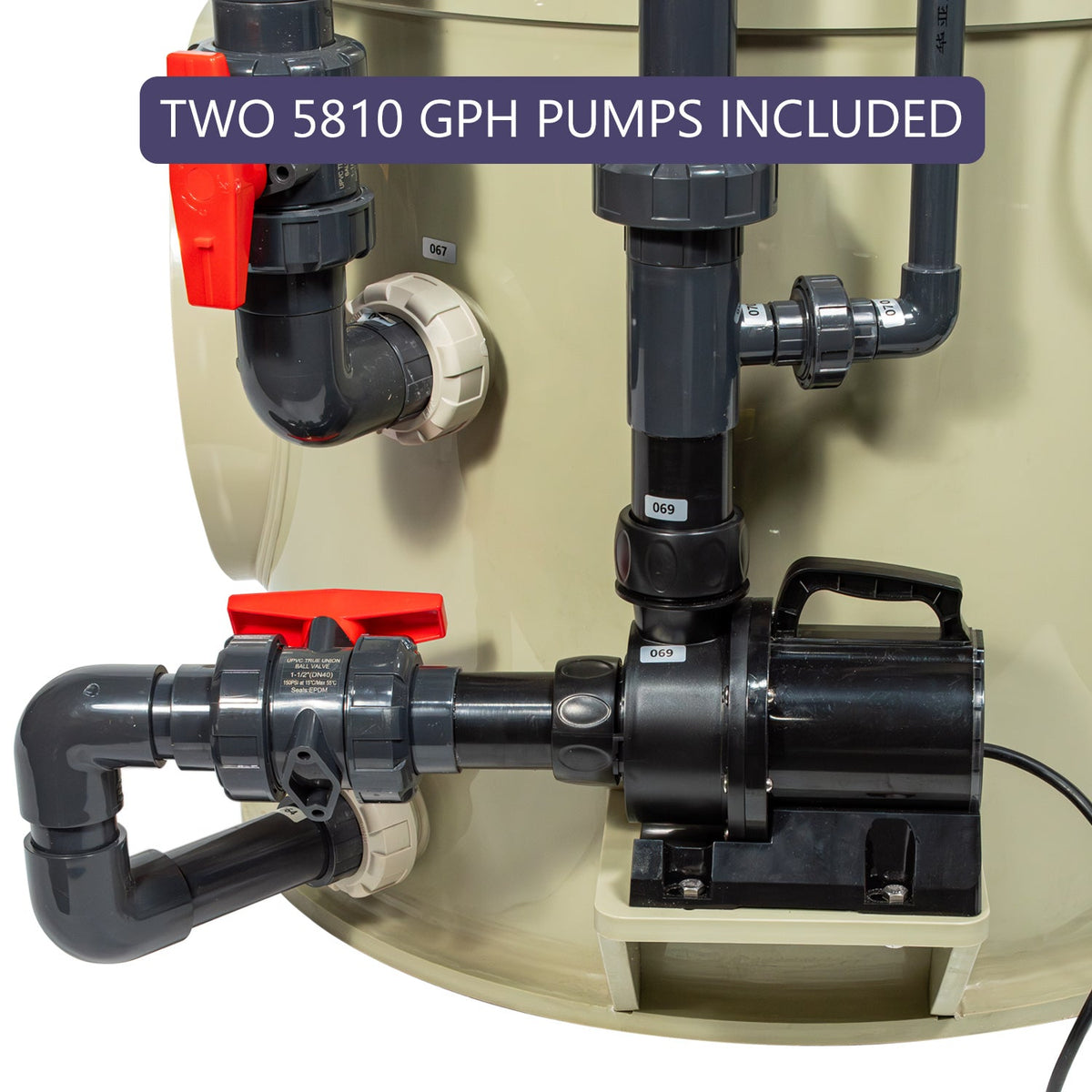 Aqua Dream STP-750 Protein Skimmer with Ozone-Enhanced Sterilization – High-Capacity Water Treatment for Ponds and Aquaculture
