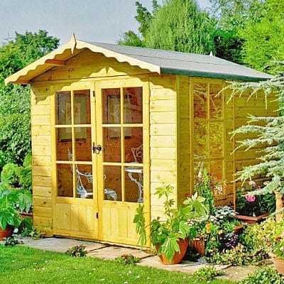 Buckingham Shiplap 7ft x 7ft Summerhouse - Shire Summerhouse