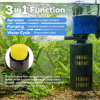 Aqua Dream 3In1 Aquarium Internal Filter Water Pump Oxygen 320 GPH