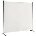 5.9FT Tall Single-Panel Outdoor Privacy Screen with UPF30+ Protection, Beige