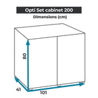 Aquael Optiset 200 Aquarium & Cabinets