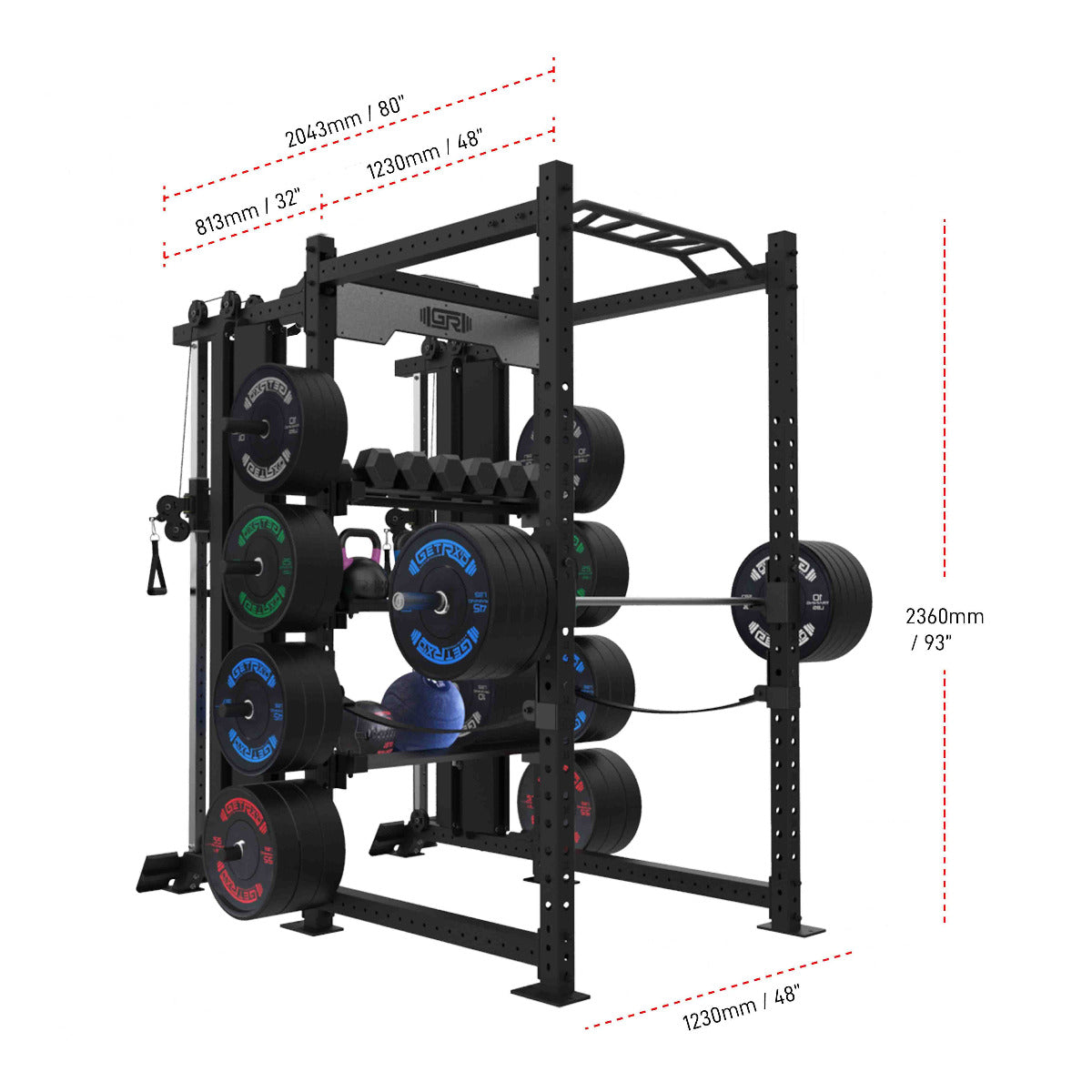 4-Post Builder® Power Rack (4' Depth)