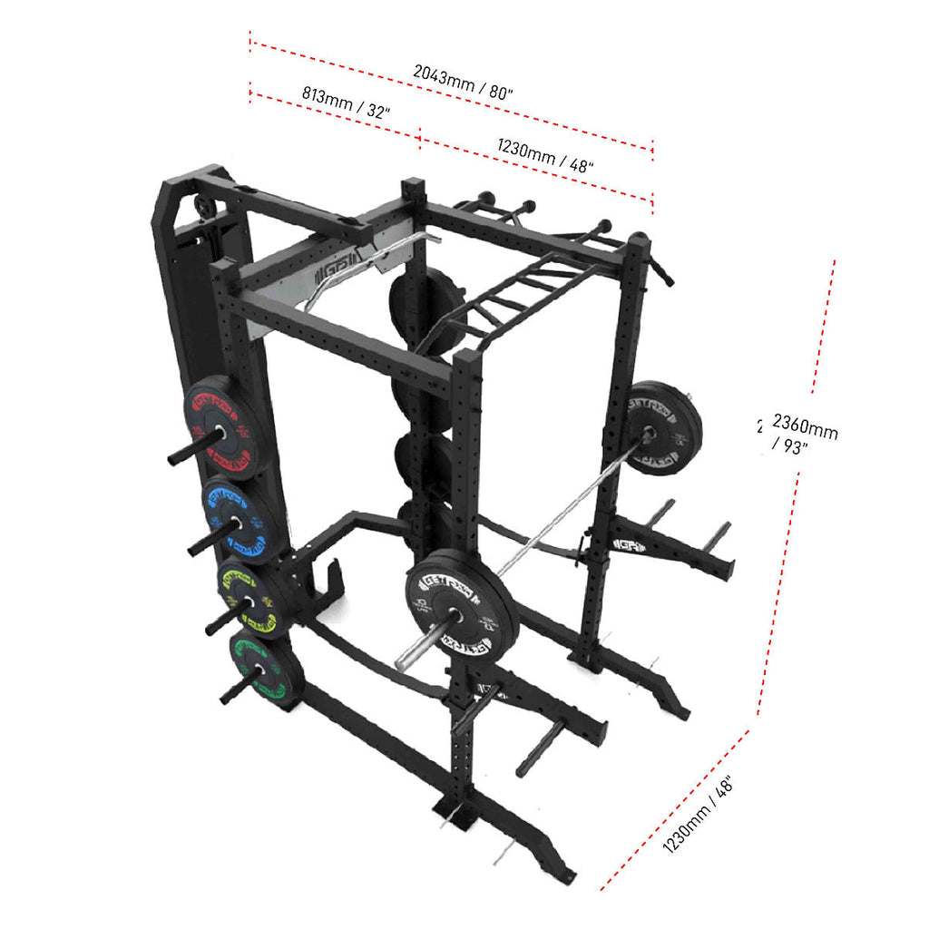 4-Post Builder® Power Rack (4' Depth)